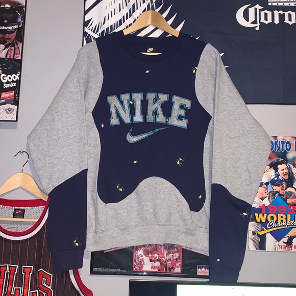 Custom Nike Rework Crewneck - Picture 1 of 7